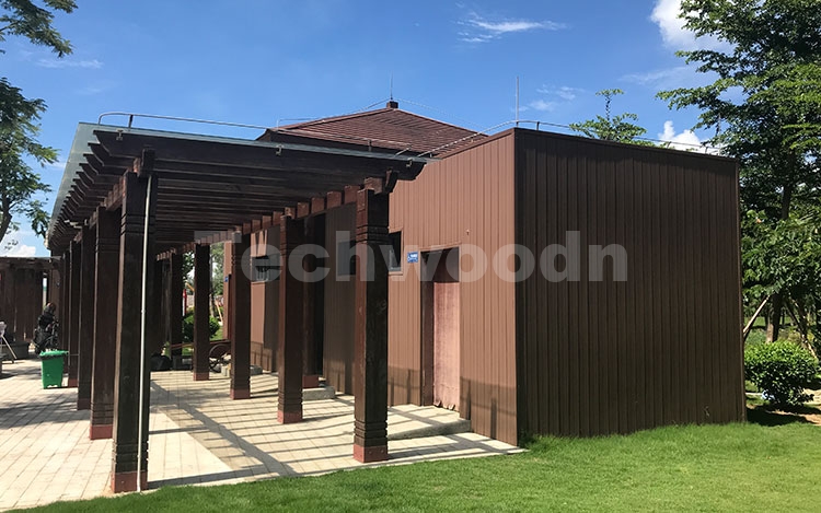 木塑外墙板装修效果图